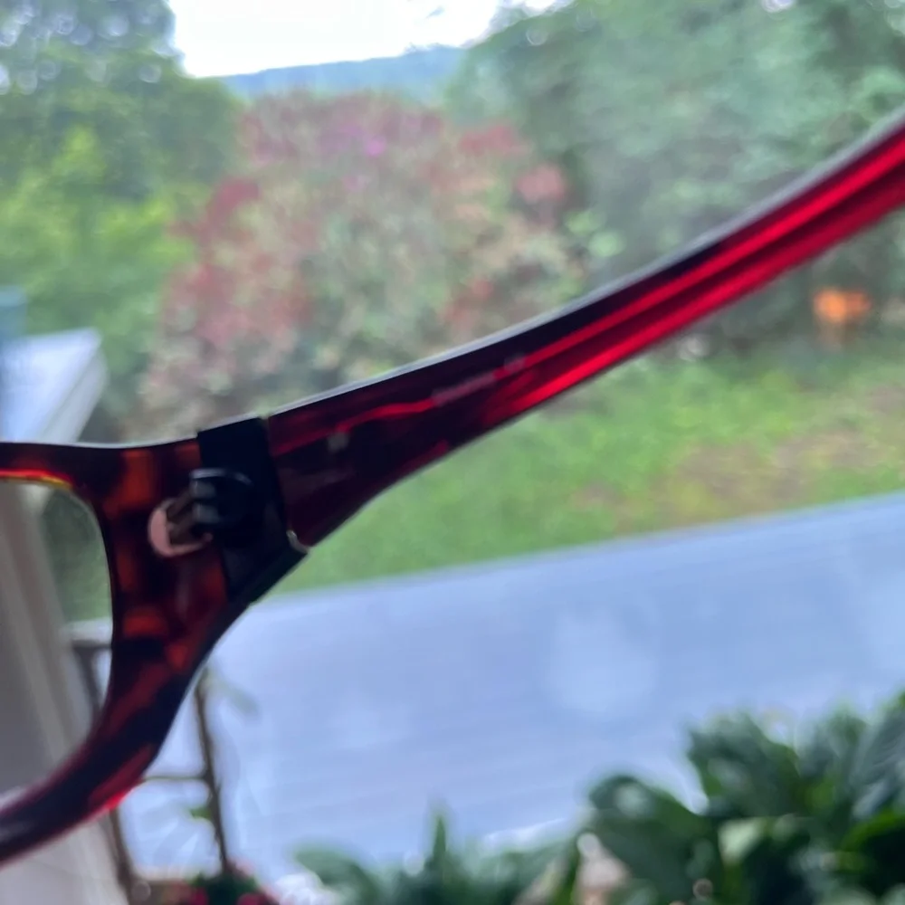 Oakley Black and Red Women's Disobey Sunglasses